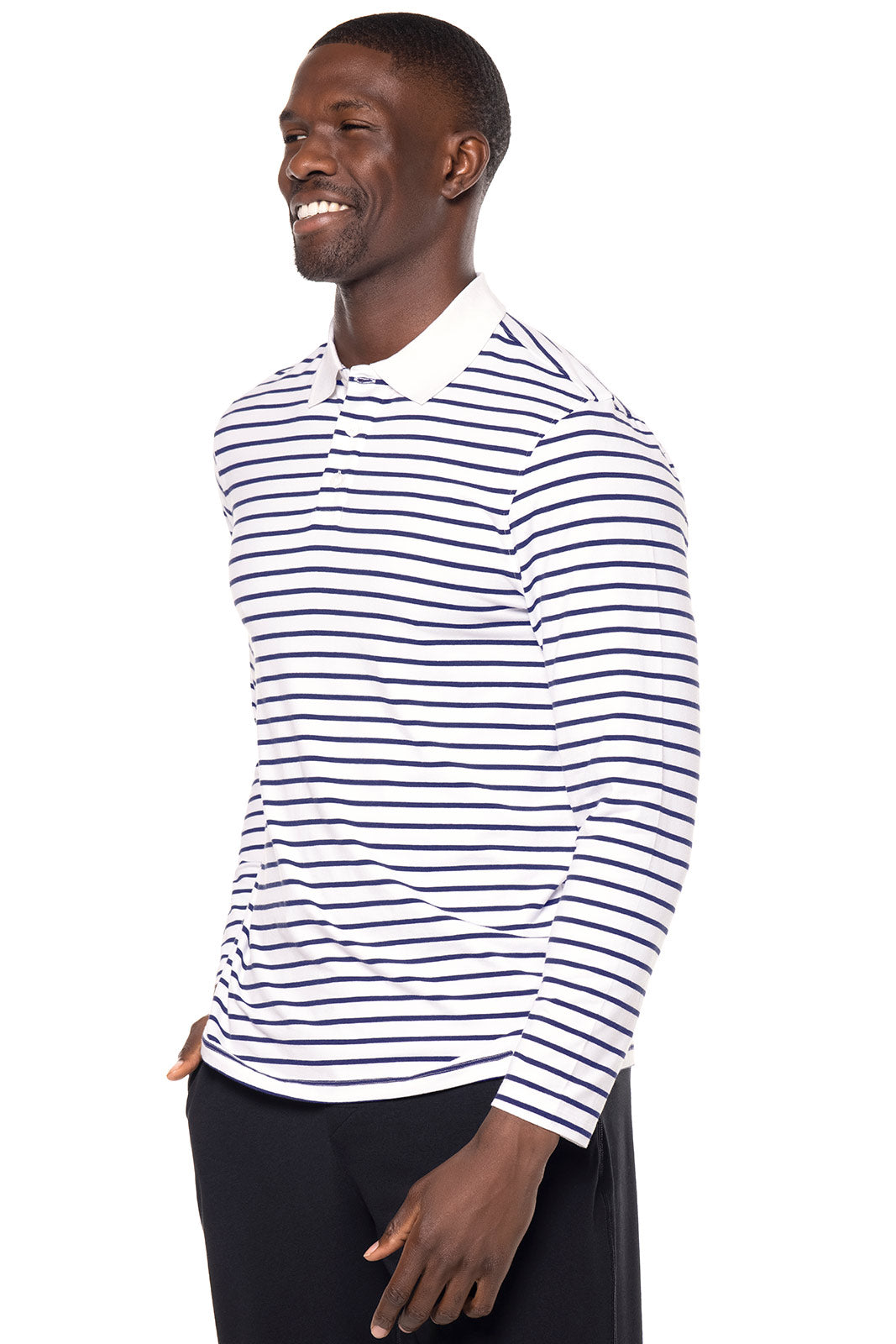 Color_White/Navy Stripe