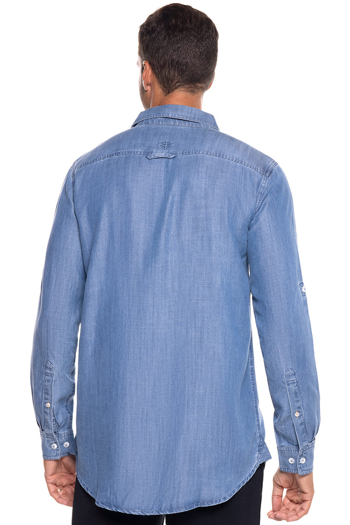 Men's Carson Chambray Shirt | Light Indigo Chambray