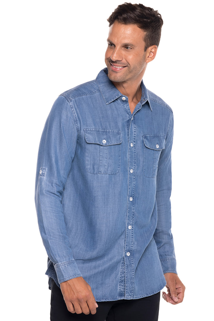 Men's Carson Chambray Shirt | Light Indigo Chambray