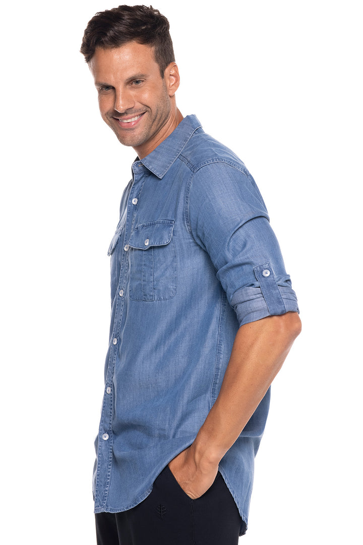 Men's Carson Chambray Shirt | Light Indigo Chambray