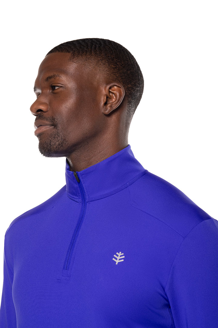 Men's Agility Performance Pullover | Baja Blue