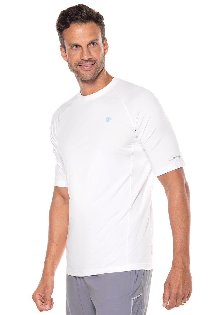 Men's Agility Short Sleeve Performance T-Shirt | White