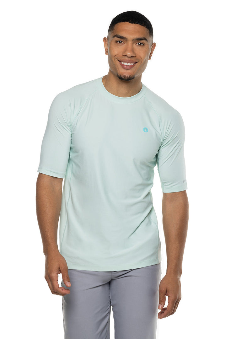 Men's Agility Short Sleeve Performance T-Shirt | Misty Aqua