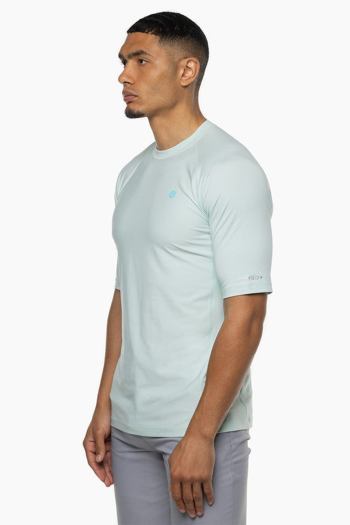 Men's Agility Short Sleeve Performance T-Shirt | Misty Aqua