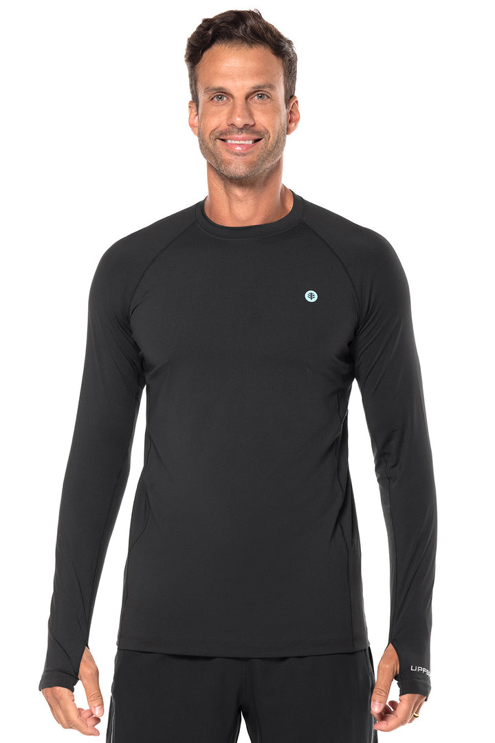 Men's Agility Long Sleeve Performance T-Shirt | Black