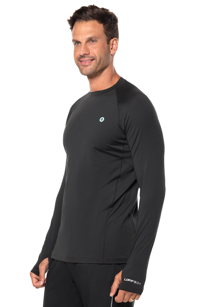 Men's Agility Long Sleeve Performance T-Shirt | Black