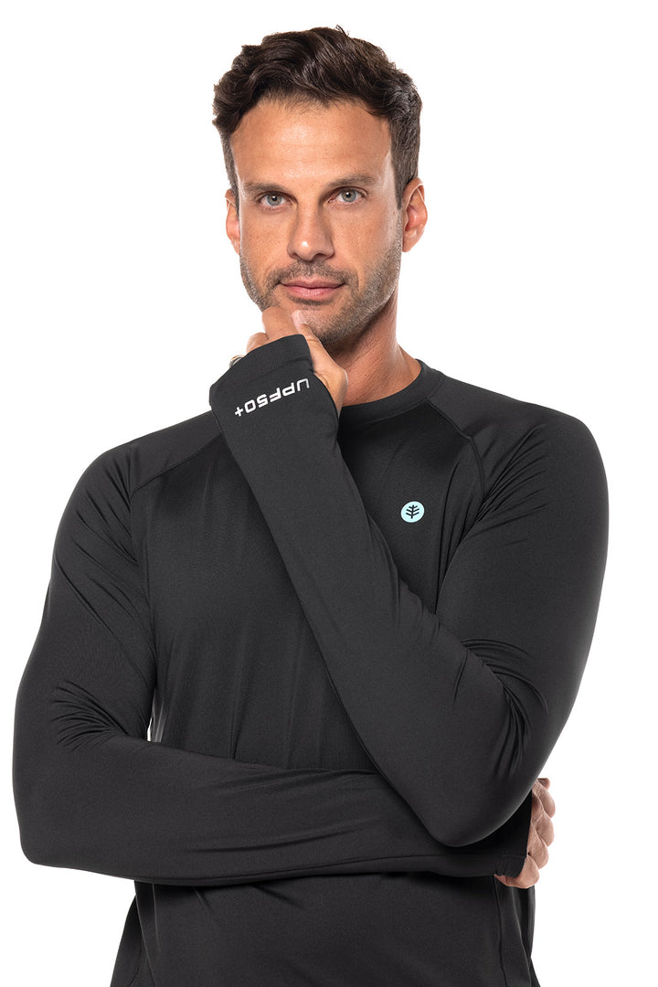 Men's Agility Long Sleeve Performance T-Shirt | Black