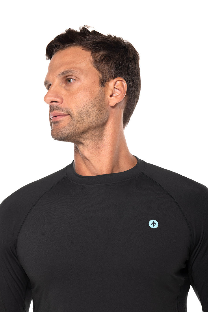 Men's Agility Long Sleeve Performance T-Shirt | Black