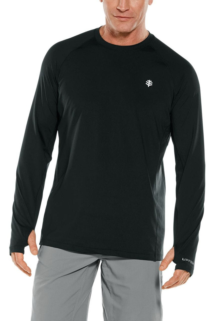 Men's Agility Long Sleeve Performance T-Shirt | Black