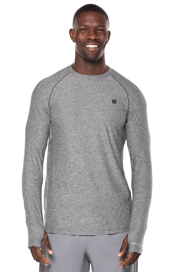 Men's Agility Long Sleeve Performance T-Shirt | Charcoal Heather