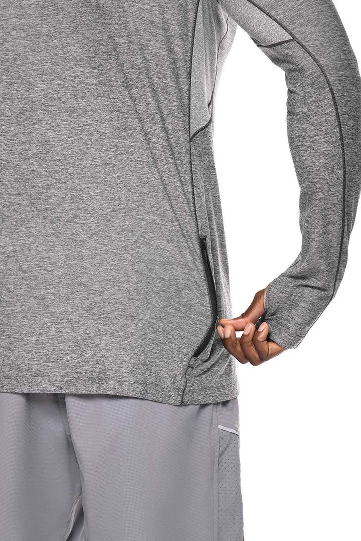 Men's Agility Long Sleeve Performance T-Shirt | Charcoal Heather