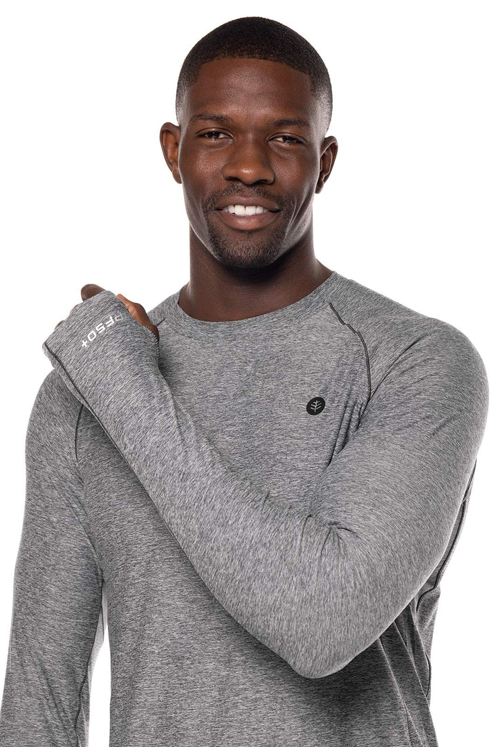 Men's Agility Long Sleeve Performance T-Shirt | Charcoal Heather