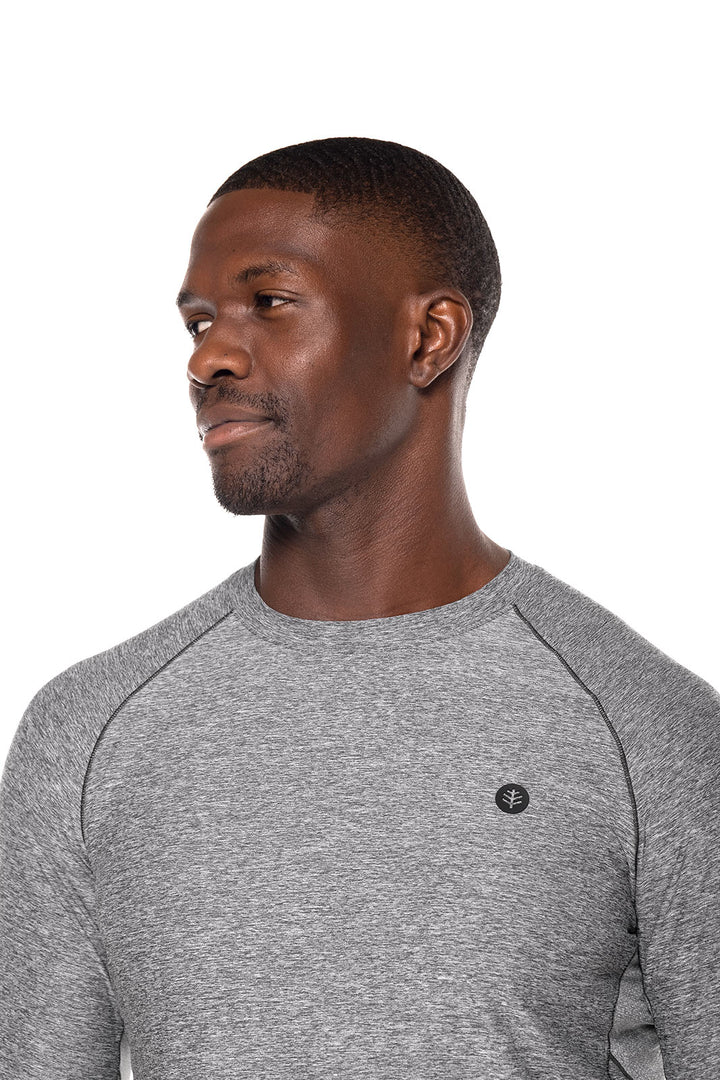 Men's Agility Long Sleeve Performance T-Shirt | Charcoal Heather