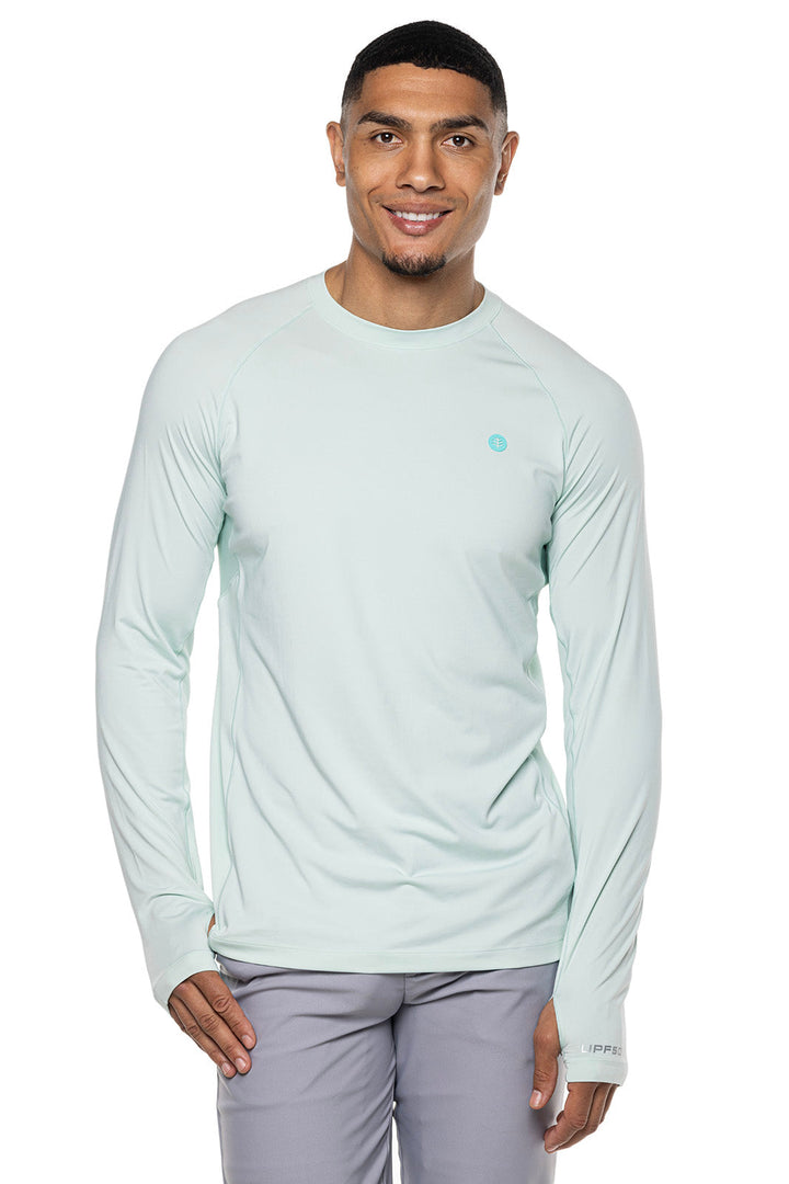 Men's Agility Long Sleeve Performance T-Shirt | Misty Aqua