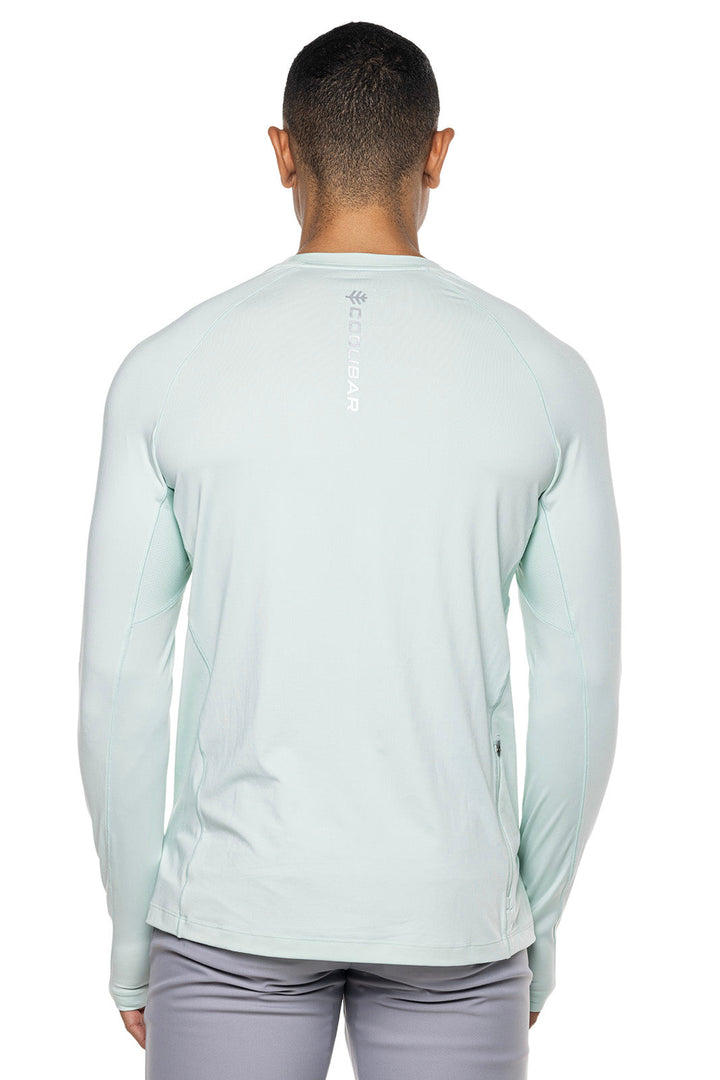 Men's Agility Long Sleeve Performance T-Shirt | Misty Aqua