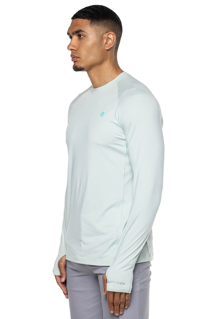 Men's Agility Long Sleeve Performance T-Shirt | Misty Aqua