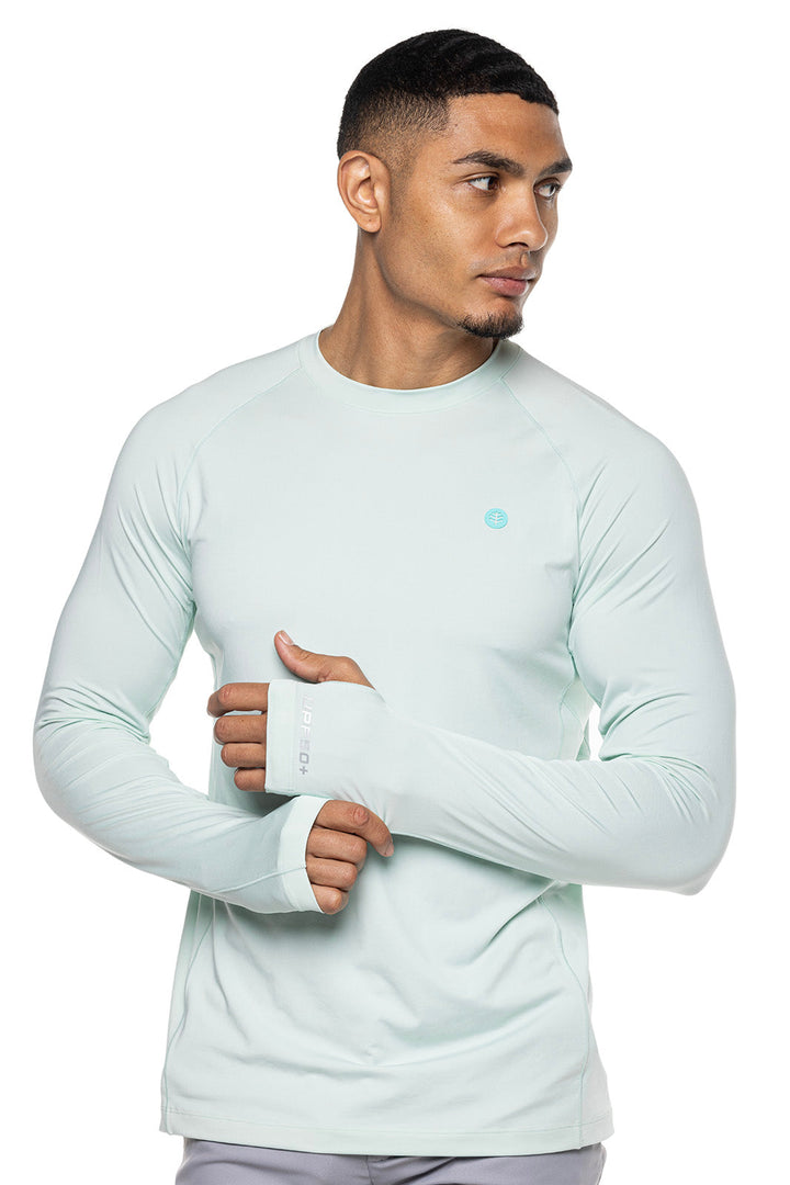 Men's Agility Long Sleeve Performance T-Shirt | Misty Aqua