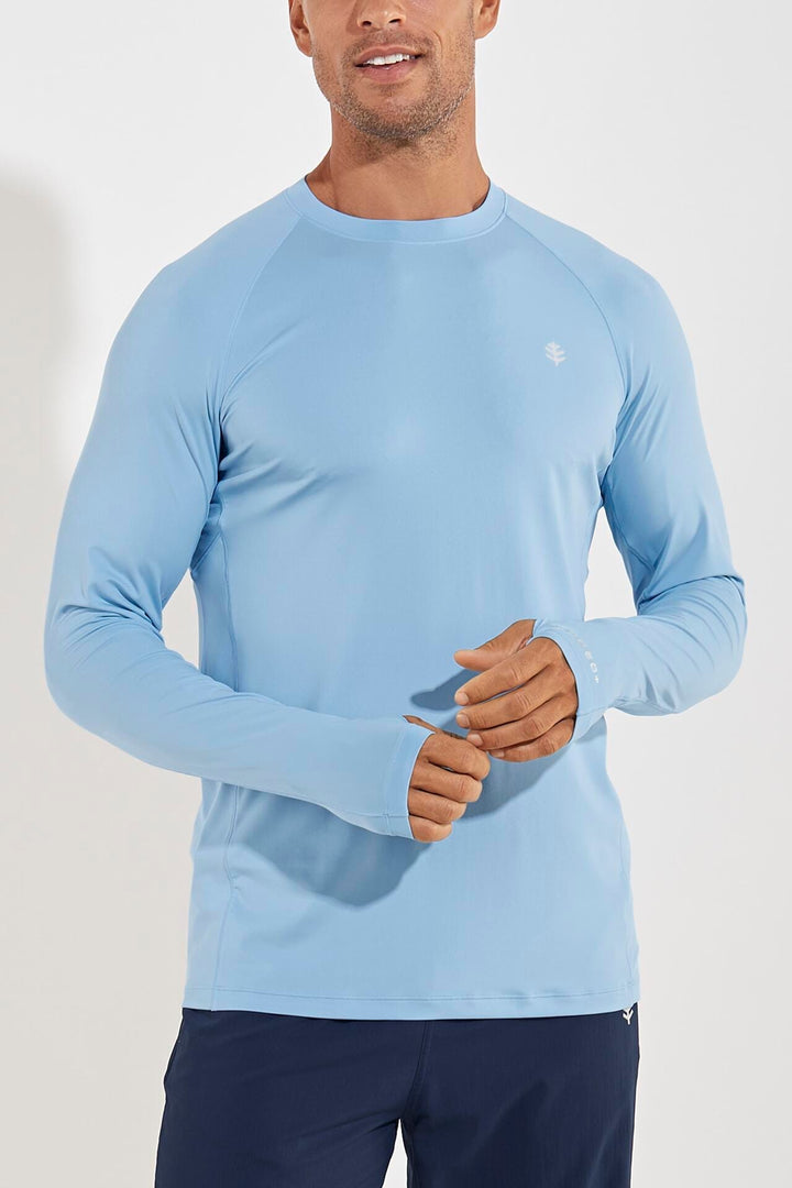 Men's Agility Long Sleeve Performance T-Shirt | Cloud Blue