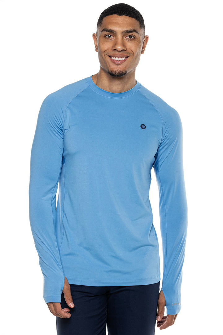 Men's Agility Long Sleeve Performance T-Shirt | Clear Sky Blue