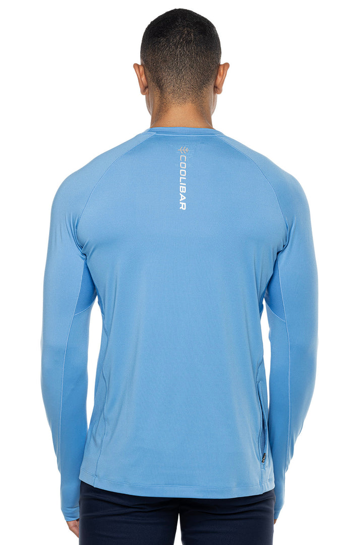 Men's Agility Long Sleeve Performance T-Shirt | Clear Sky Blue