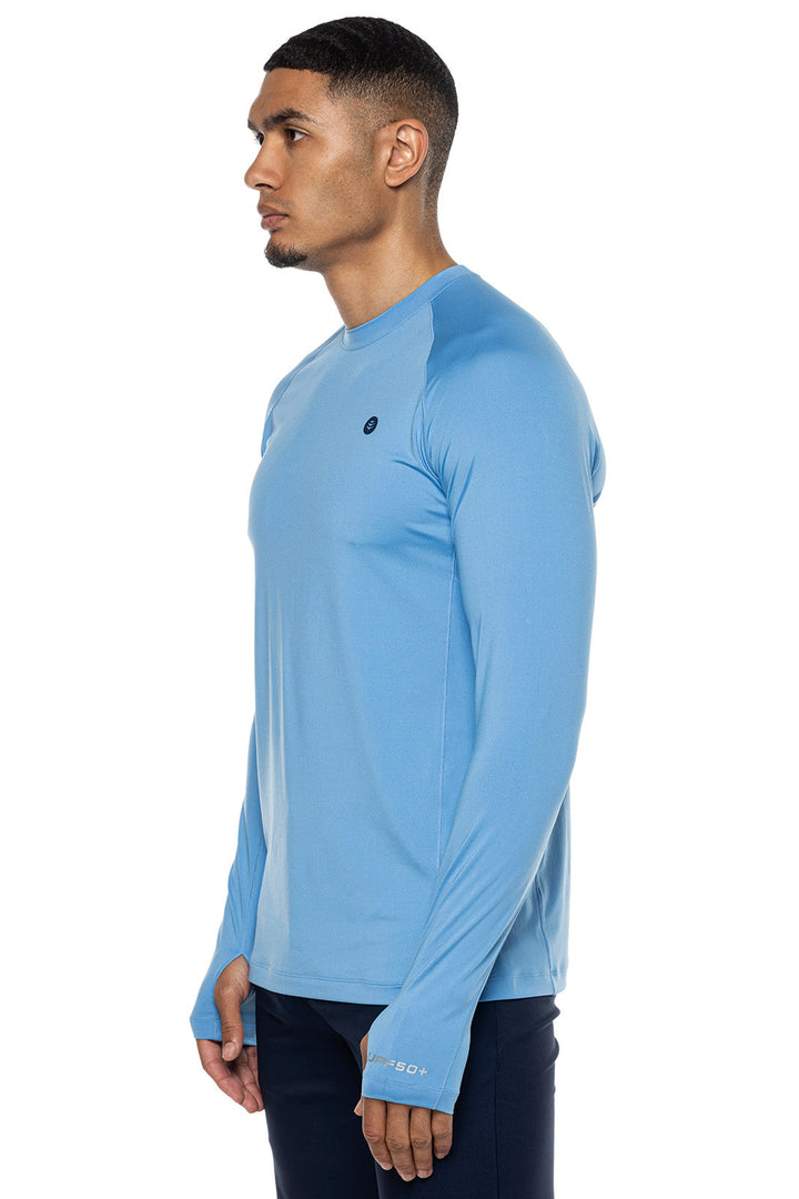 Men's Agility Long Sleeve Performance T-Shirt | Clear Sky Blue