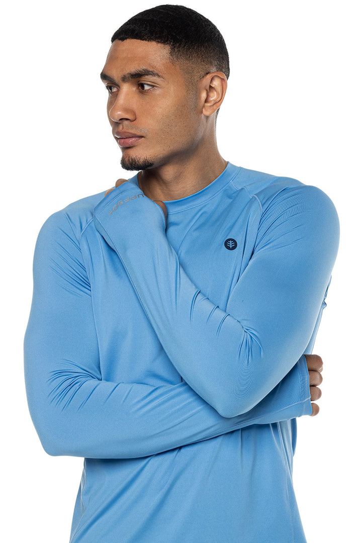 Men's Agility Long Sleeve Performance T-Shirt | Clear Sky Blue