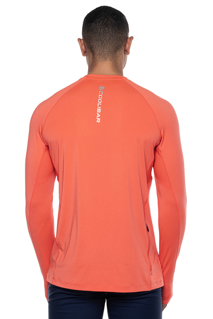 Men's Agility Long Sleeve Performance T-Shirt | Vivid Coral