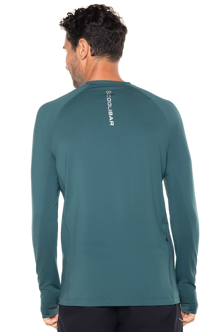 Men's Agility Long Sleeve Performance T-Shirt | Midnight Green