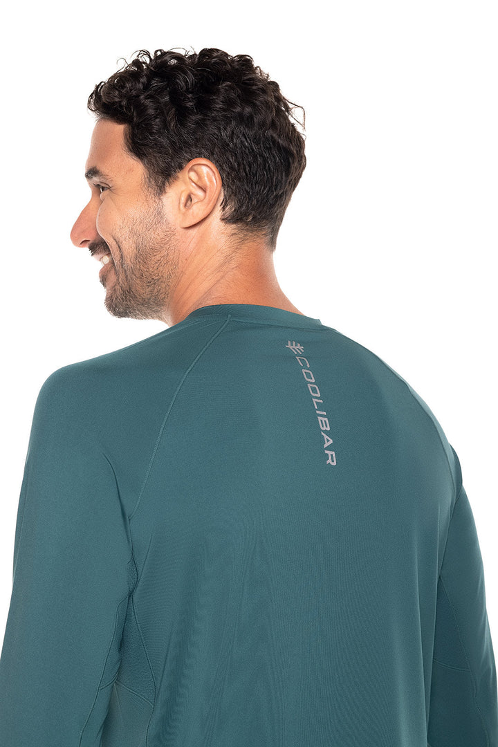 Men's Agility Long Sleeve Performance T-Shirt | Midnight Green