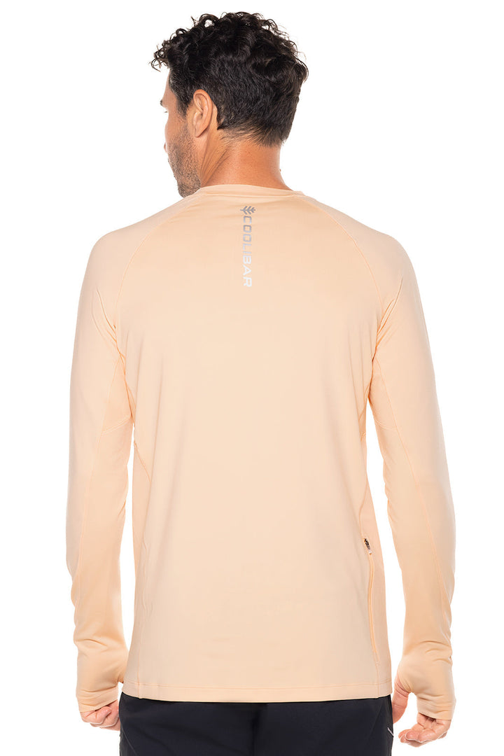 Men's Agility Long Sleeve Performance T-Shirt | Peach Fuzz