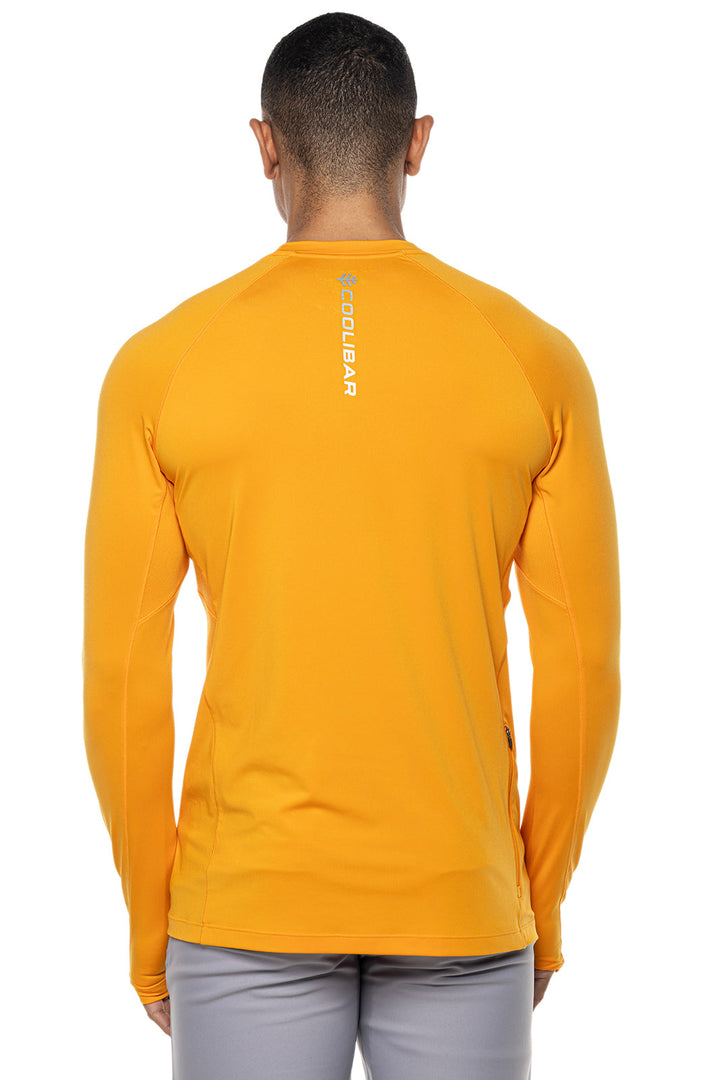 Men's Agility Long Sleeve Performance T-Shirt | Apricot Crush