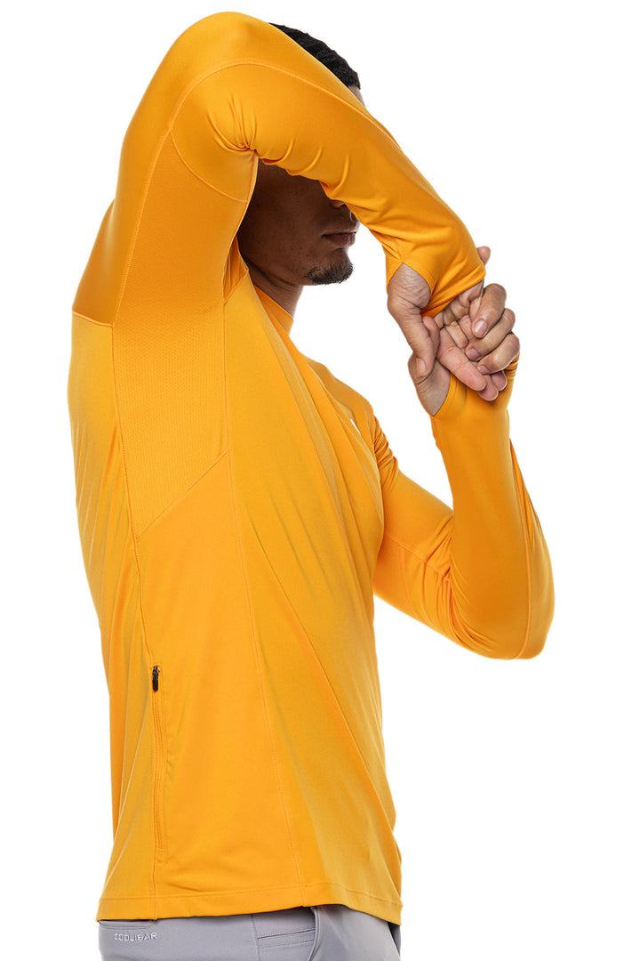 Men's Agility Long Sleeve Performance T-Shirt | Apricot Crush