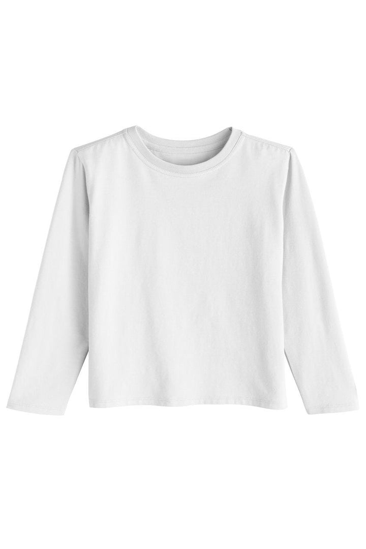 Toddler Coco Plum Everyday Long Sleeve T-Shirt | White