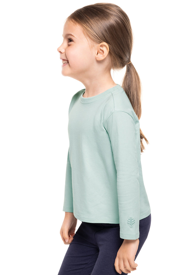 Toddler Coco Plum Everyday Long Sleeve T-Shirt | Misty Aqua