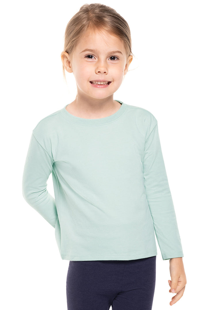 Toddler Coco Plum Everyday Long Sleeve T-Shirt | Misty Aqua