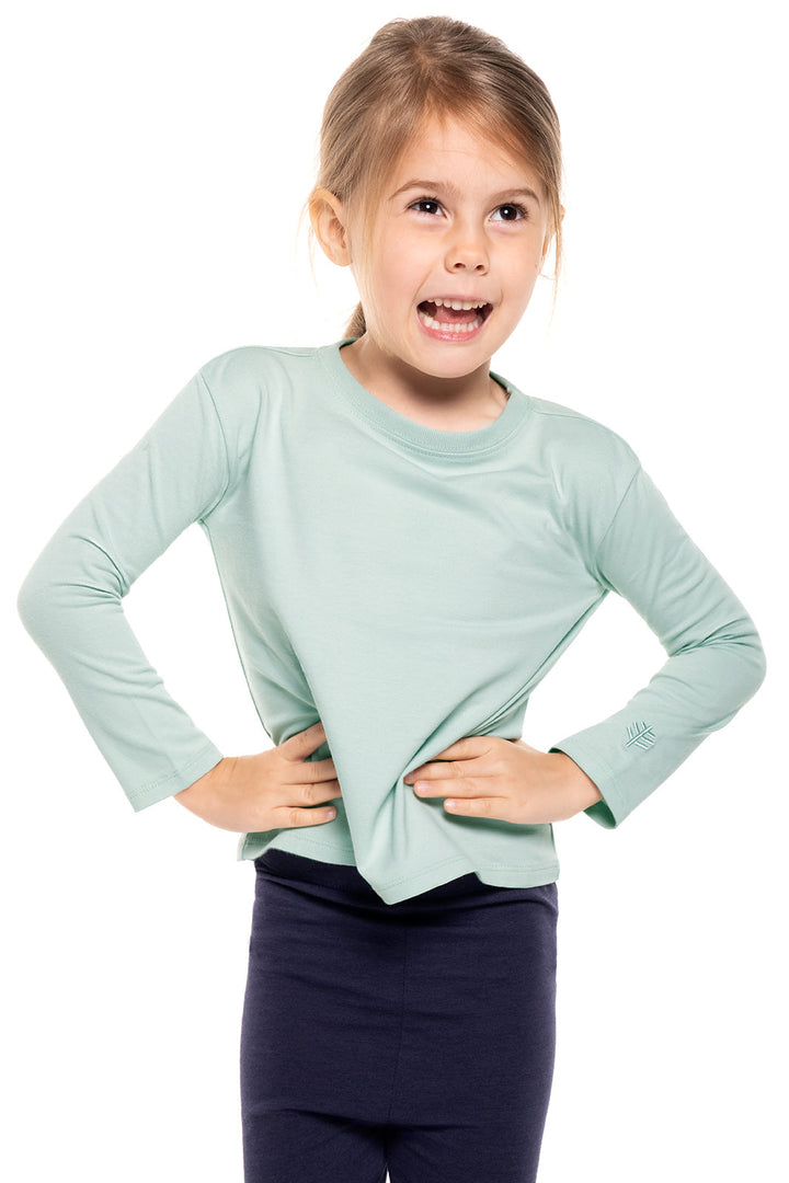 Toddler Coco Plum Everyday Long Sleeve T-Shirt | Misty Aqua