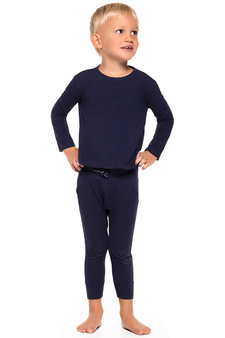 Toddler Coco Plum Everyday Long Sleeve T-Shirt | Navy