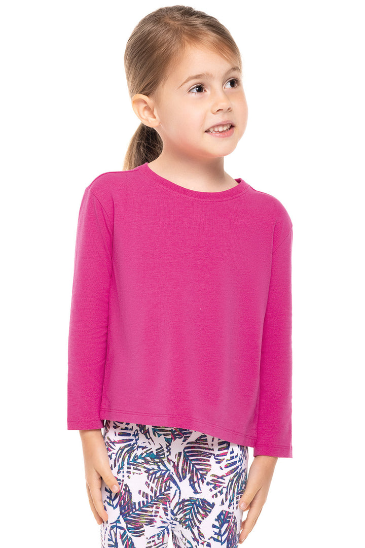 Toddler Coco Plum Everyday Long Sleeve T-Shirt | Magnolia Pink