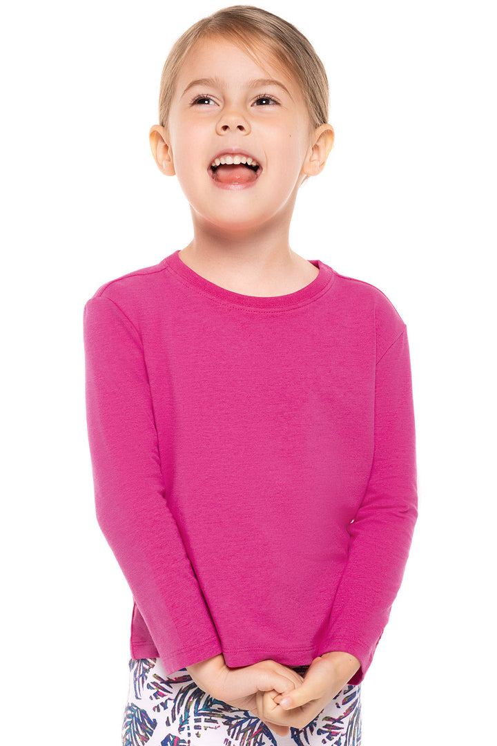 Toddler Coco Plum Everyday Long Sleeve T-Shirt | Magnolia Pink