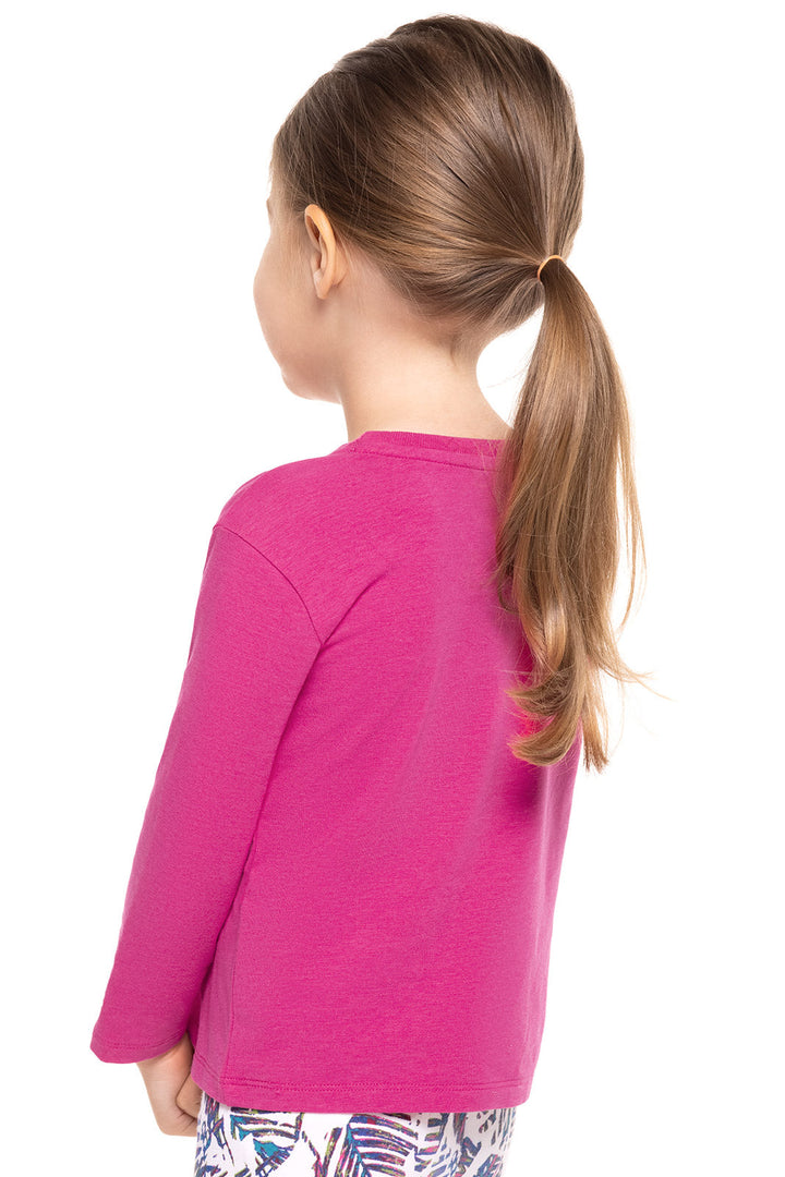 Toddler Coco Plum Everyday Long Sleeve T-Shirt | Magnolia Pink