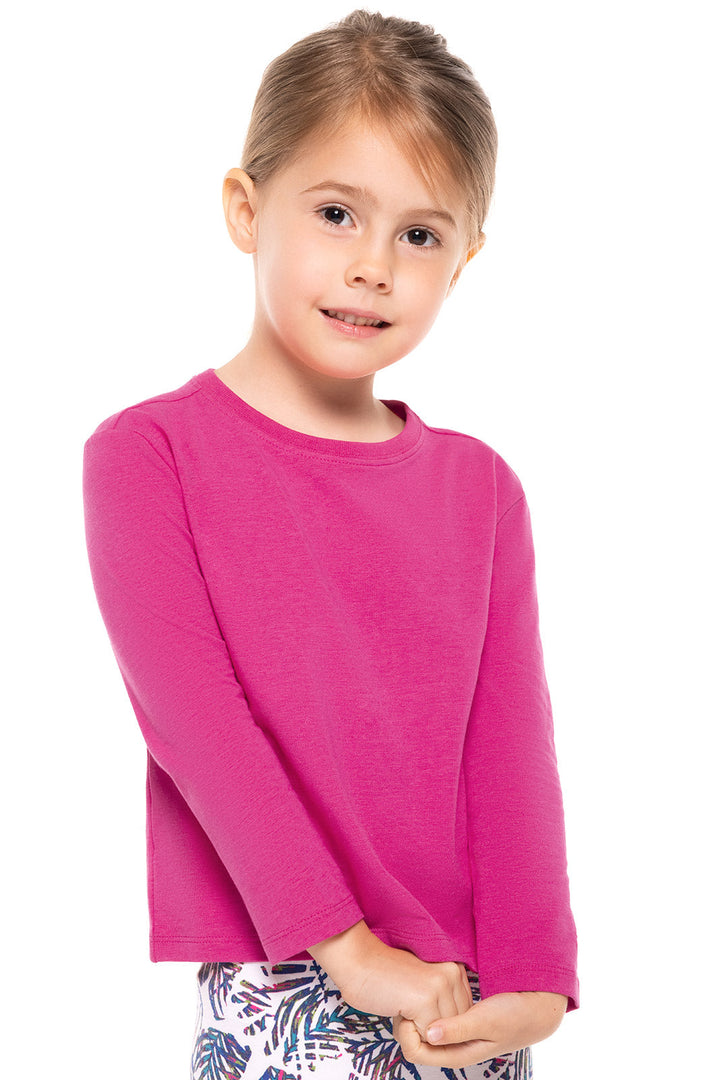 Toddler Coco Plum Everyday Long Sleeve T-Shirt | Magnolia Pink