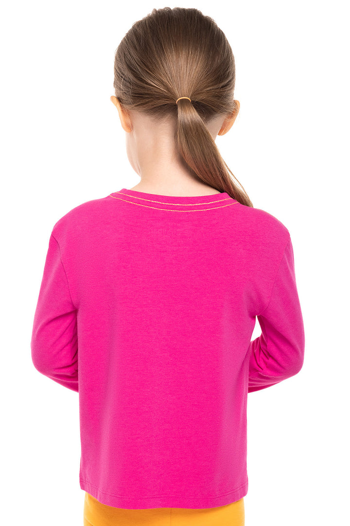 Toddler Coco Plum Everyday Long Sleeve Graphic T-Shirt | Magnolia Pink