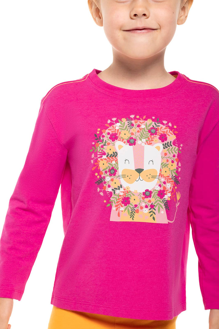 Toddler Coco Plum Everyday Long Sleeve Graphic T-Shirt | Magnolia Pink