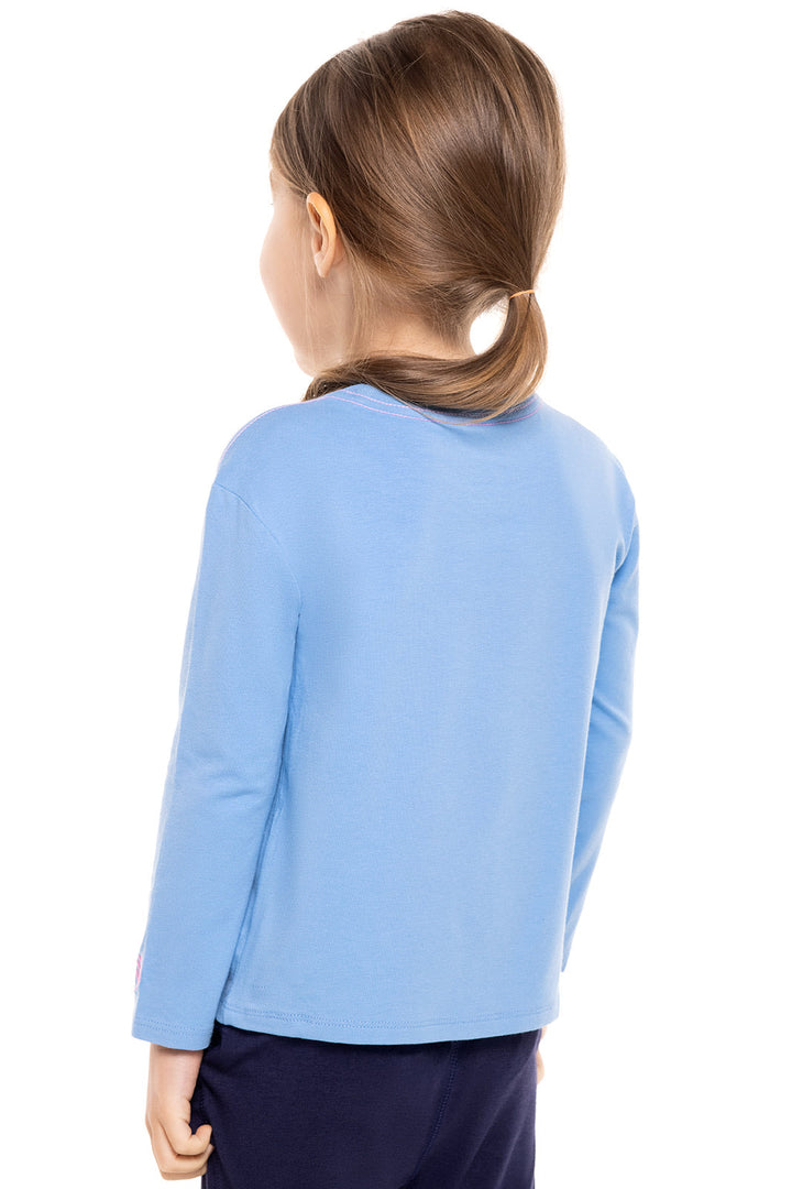 Toddler Coco Plum Everyday Long Sleeve Graphic T-Shirt | Clear Sky Blue