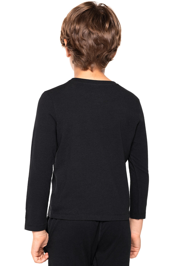 Kid's Coco Plum Everyday Long Sleeve T-Shirt | Black