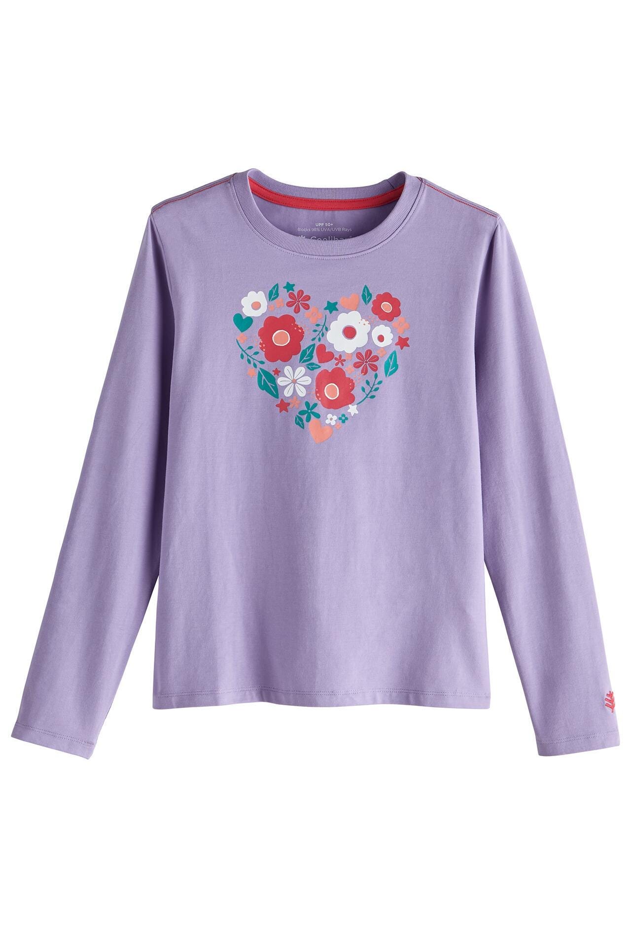 Kid's Coco Plum Everyday Long Sleeve Graphic T-Shirt UPF 50+