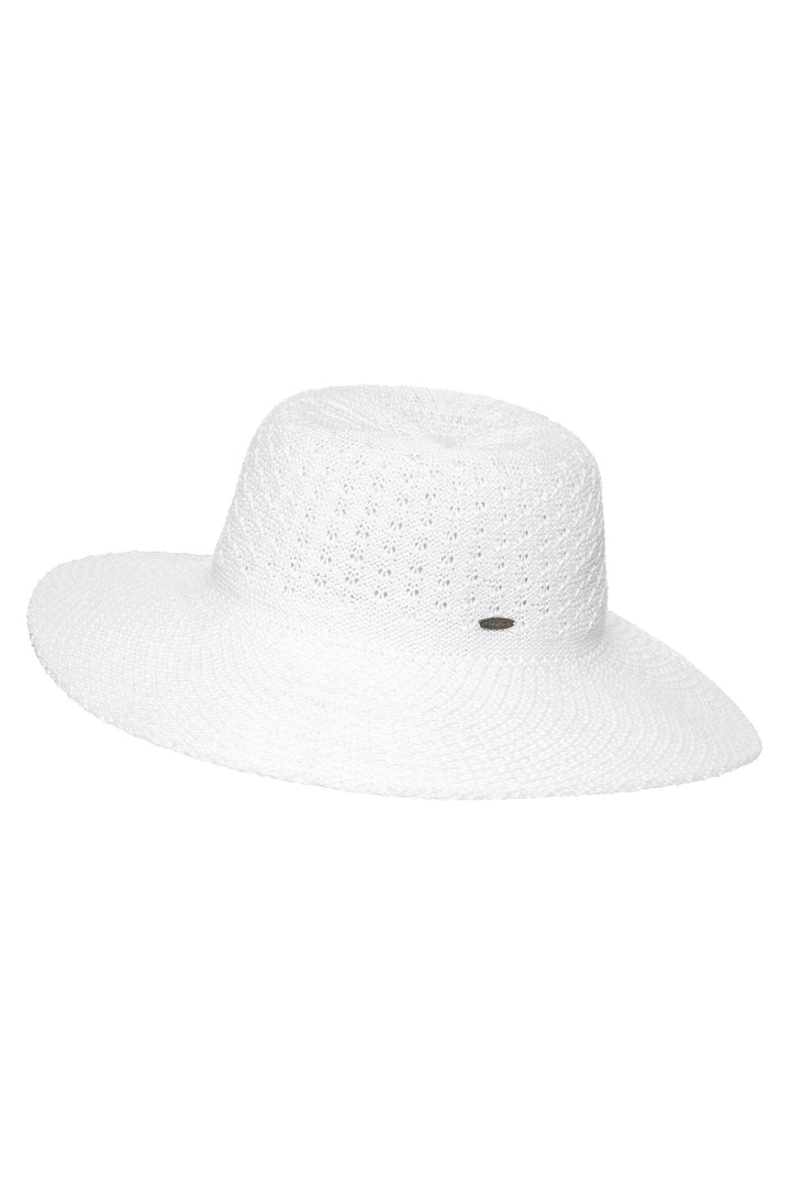 Women's Perla Packable Wide Brim Hat | White