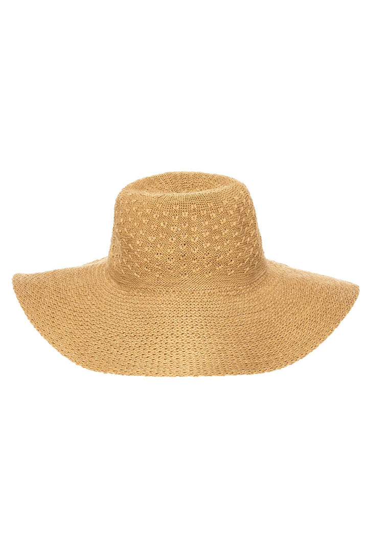 Perla Packable Wide Brim Hat | Tan