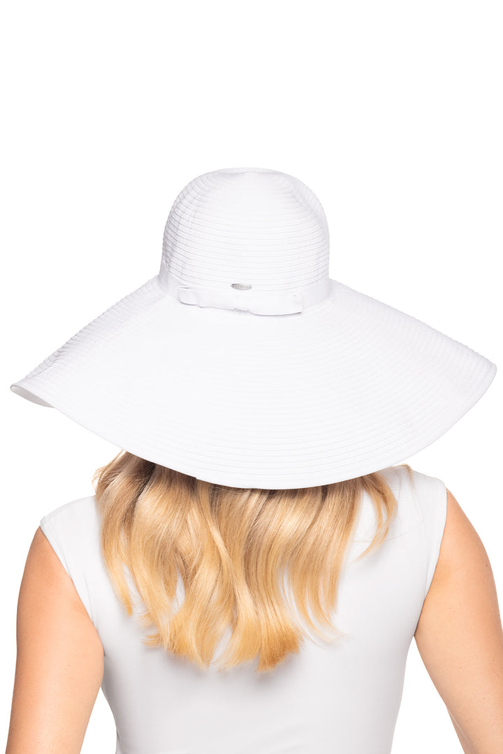 Shelby Shapeable Poolside Hat | White