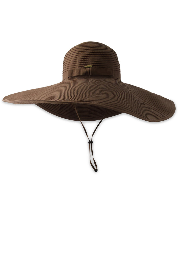 Women's Convertible Roll-up Shelby Shapeable Poolside Hat | Brown